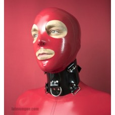 Heavy rubber collar with loops - model.12