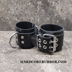 Massive Double-Prong universal bondage rubber cuffs model.51