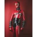 Heavy rubber harness over one shoulder - model.06